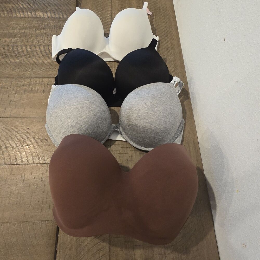 Victoria's Secret Push-Up Bras 36DD (Lot of 4) NWT NWOT READ
